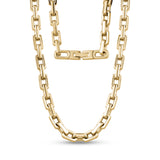 Elongated Link Chain | 7MM - Men Necklace - The Steel Shop