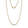 2.5mm Round Box Link Chain - Unisex Necklaces - The Steel Shop