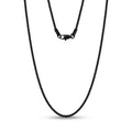 2mm Thin Round Box Link Chain - Unisex Necklaces - The Steel Shop