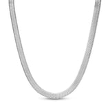 女士项链-6毫米钢银人字形链